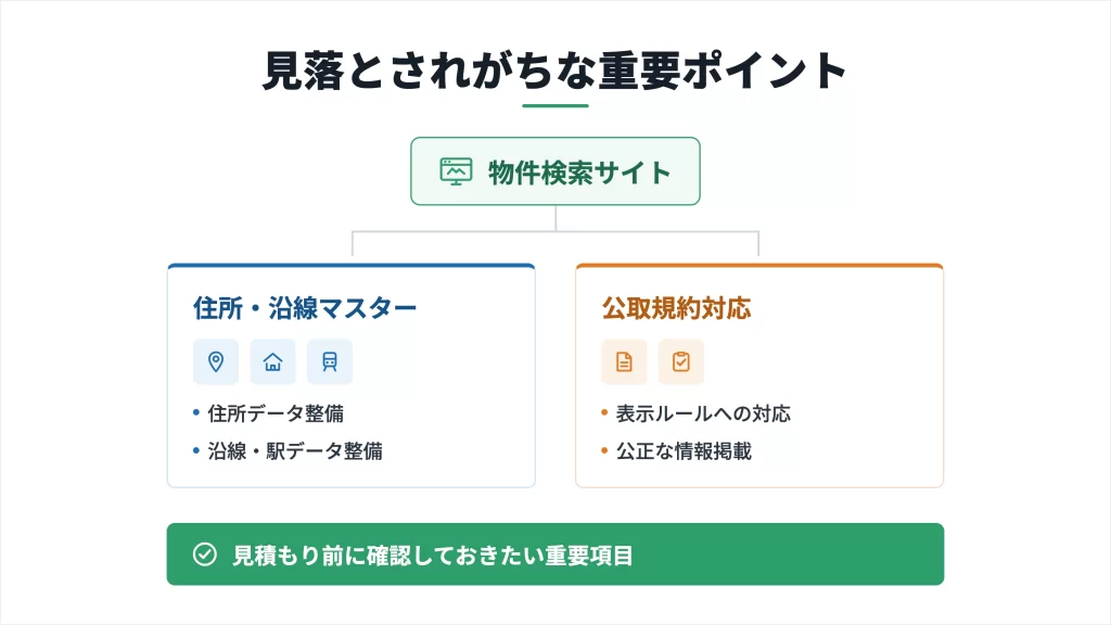 見落とされがちな重要ポイント