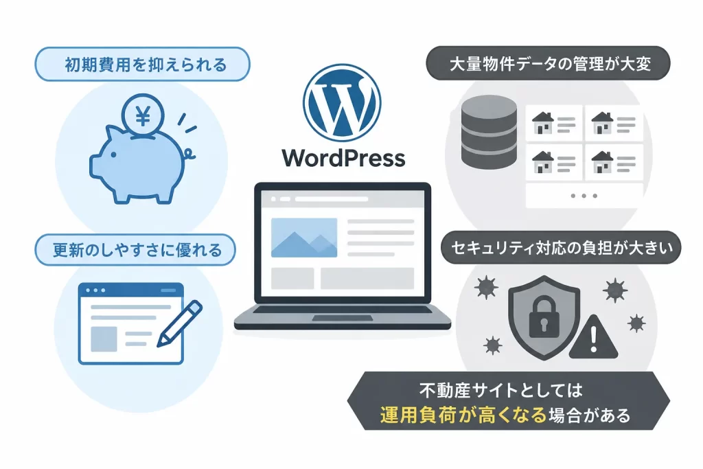 不動産サイトでWordPressなどのCMSを使うことのメリットデメリット